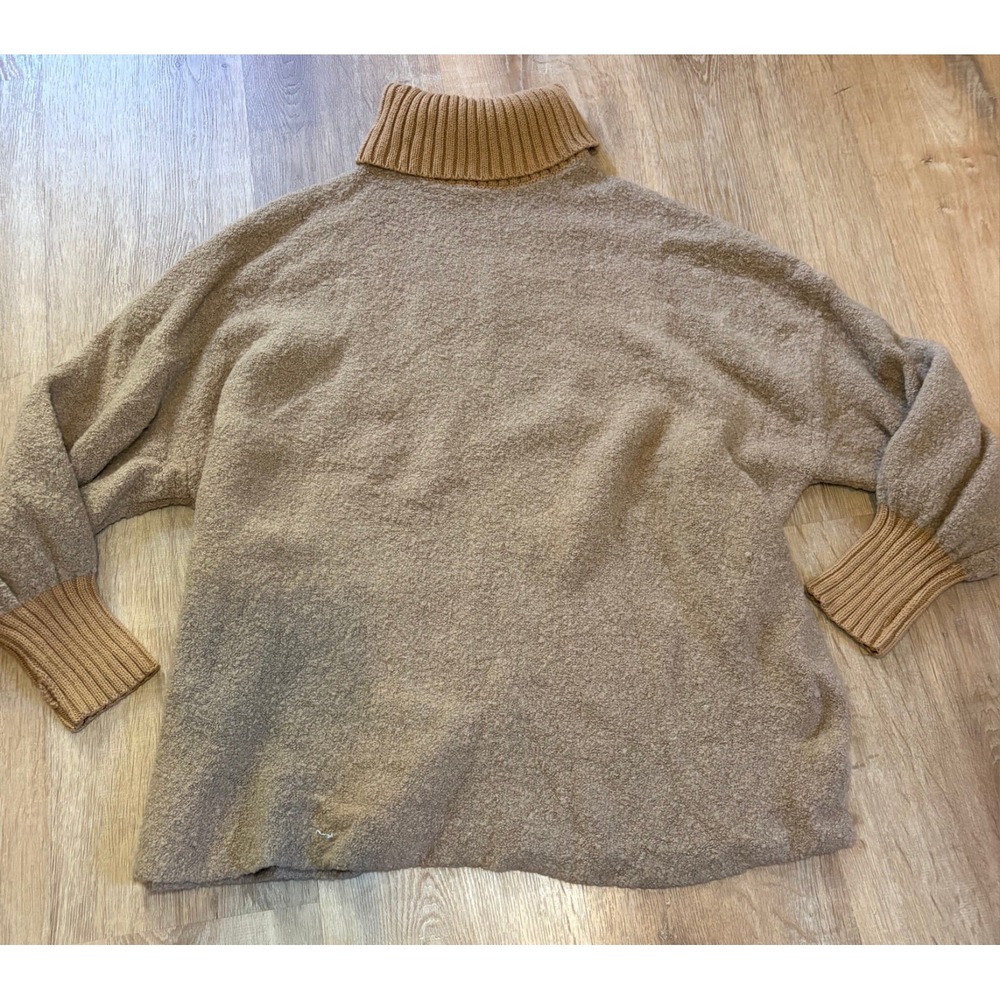 Offline By Aerie Sweaters Women XL Brown Turtle Neck Long Sleeve Pullover Casual